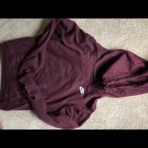 Burgundy Nike Hoodie